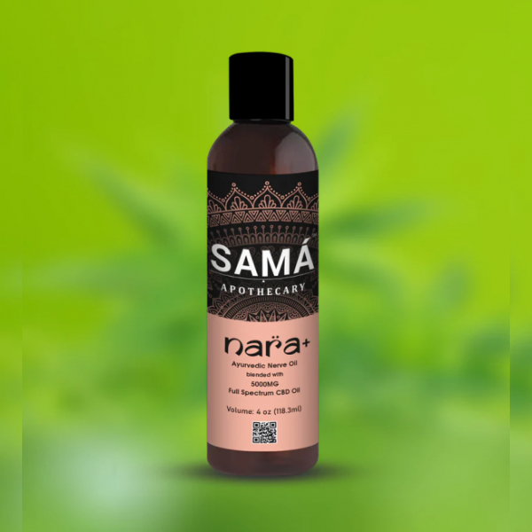 Samá Nara+ Ayurvedic Nerve Oil with 5000MG CBD (4 Oz) Sama Apothecary
